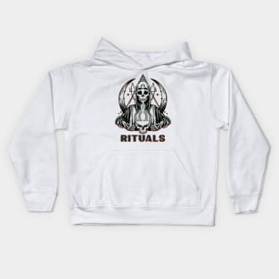 Mystical Manifestations: Occult Apparel Kids Hoodie